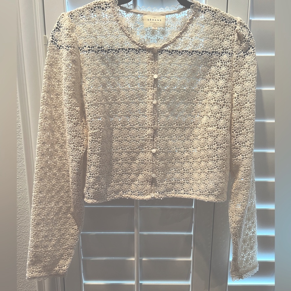 Sezane Yumi Blouse size US 8/ FR40 - Picture 3 of 7